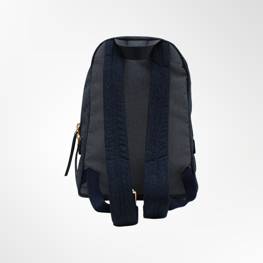 Biker Denim Mini Backpack