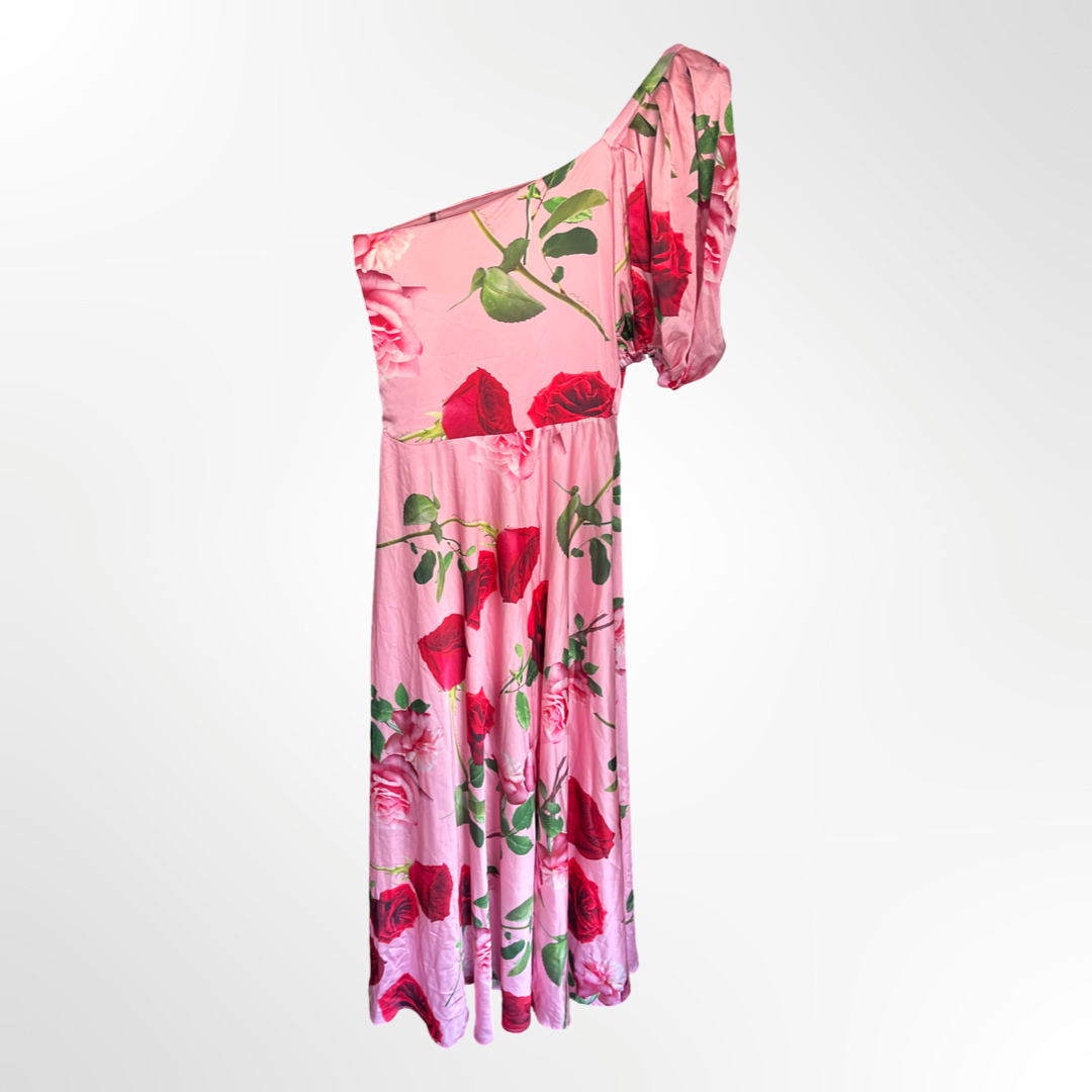 Vestido Rosas - T.XL