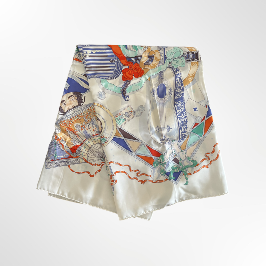 Mon Ami Pierrot Silk Scarf