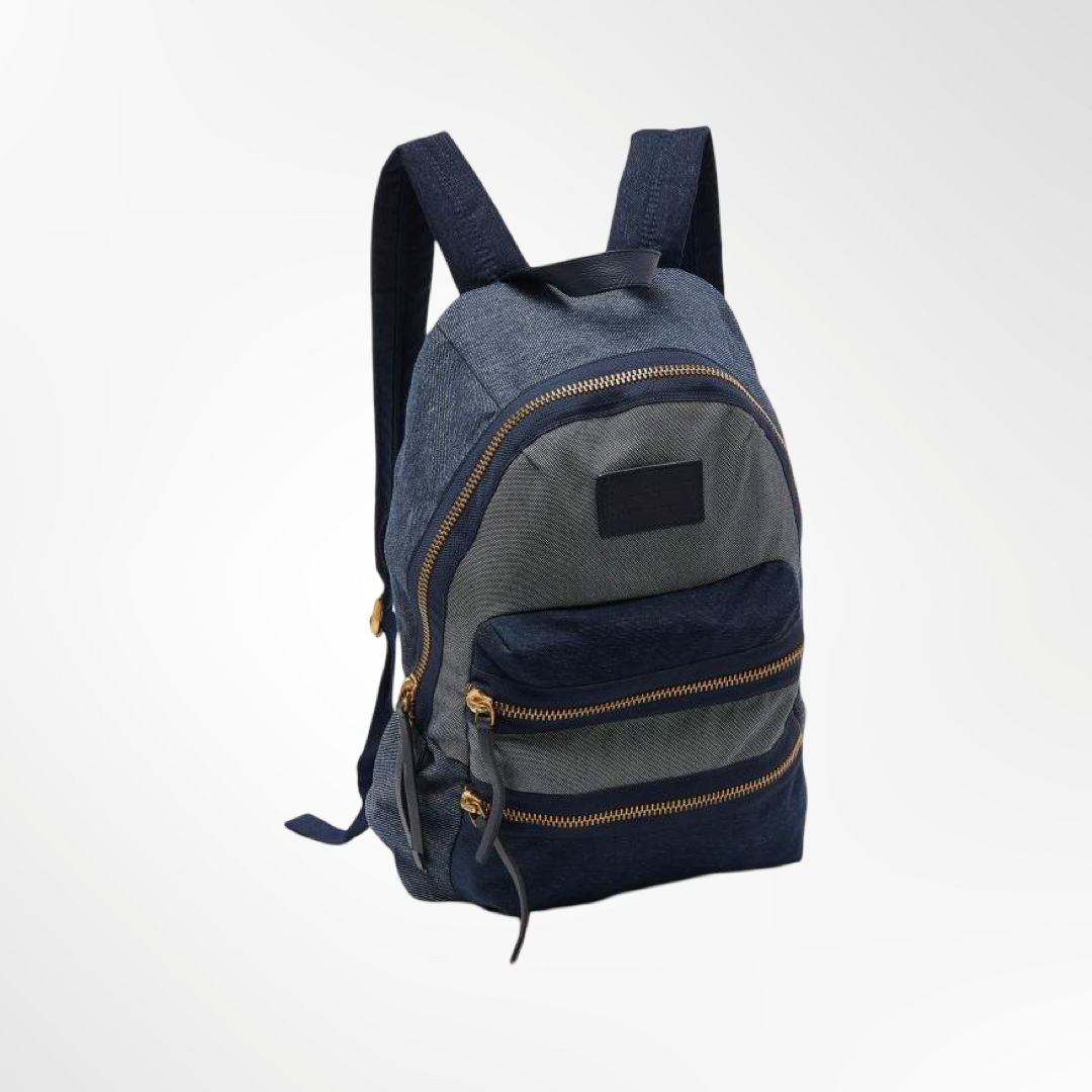 Biker Denim Mini Backpack