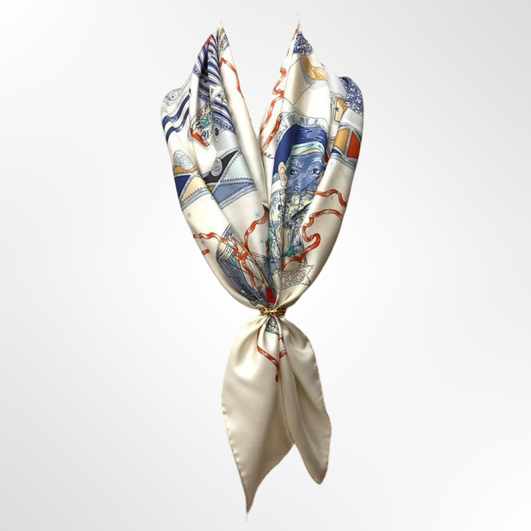 Mon Ami Pierrot Silk Scarf
