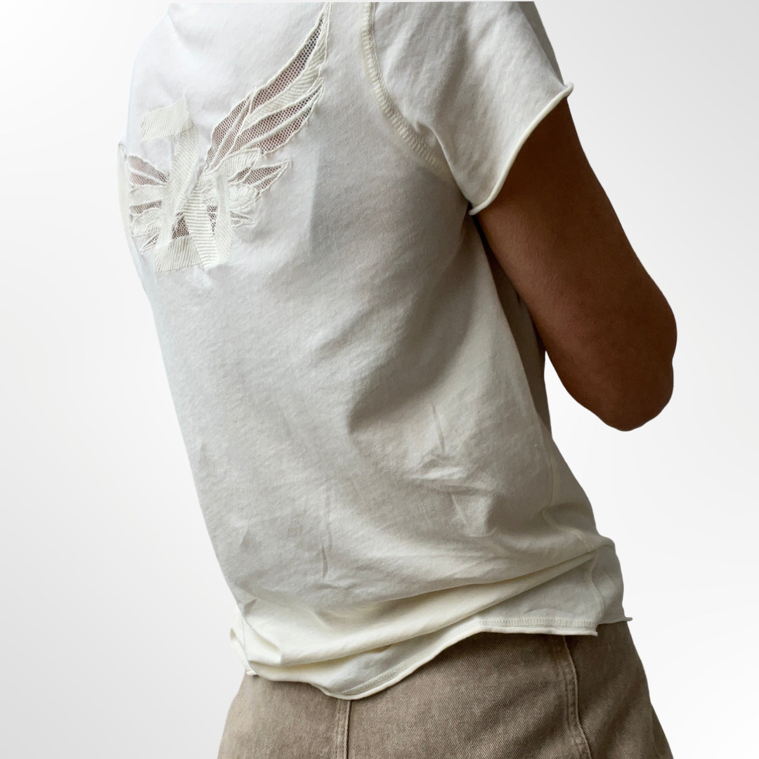 Story Fishnet Wings Tee - T.M