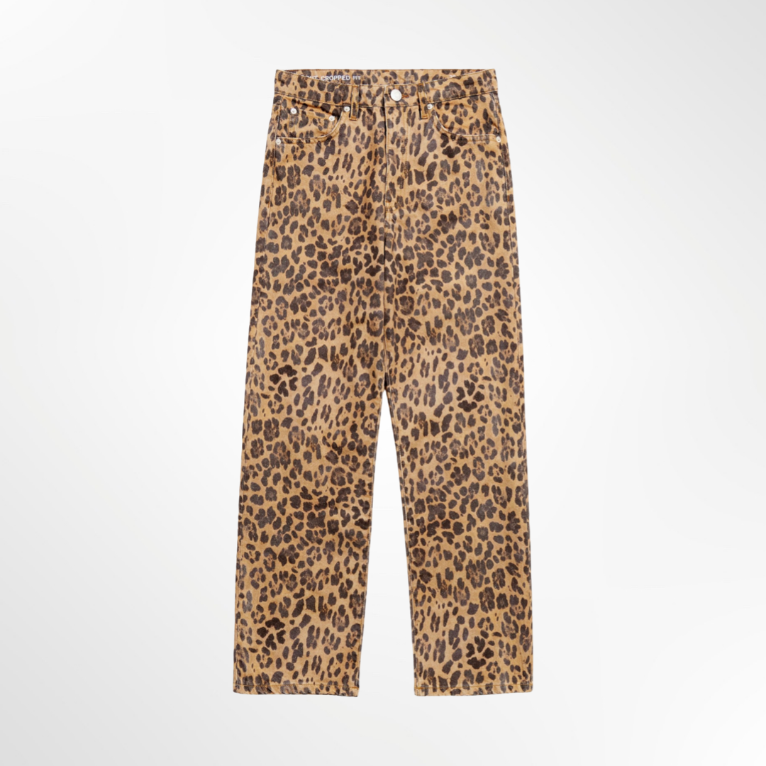 Straight Leopard Jeans - T.36