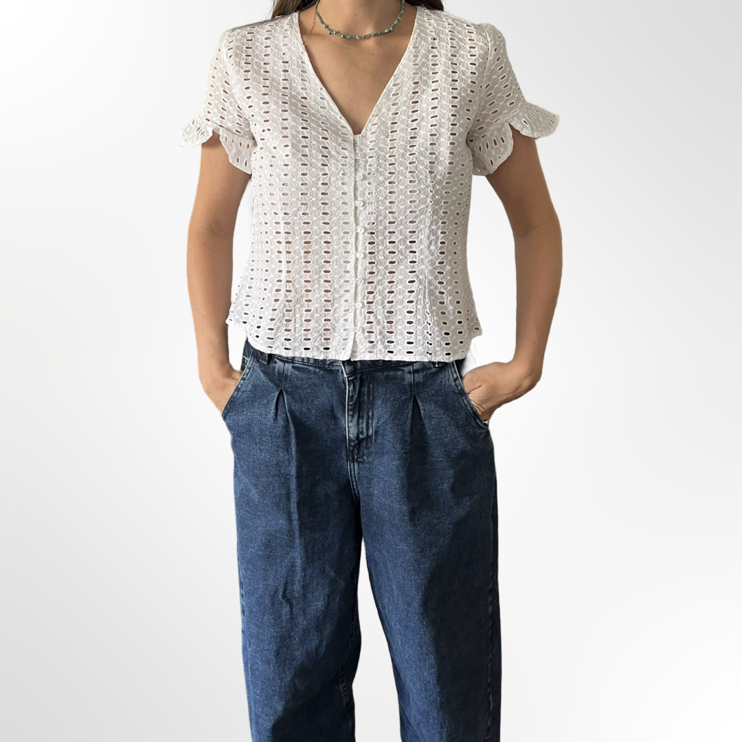 Camisa Broderie - T.S