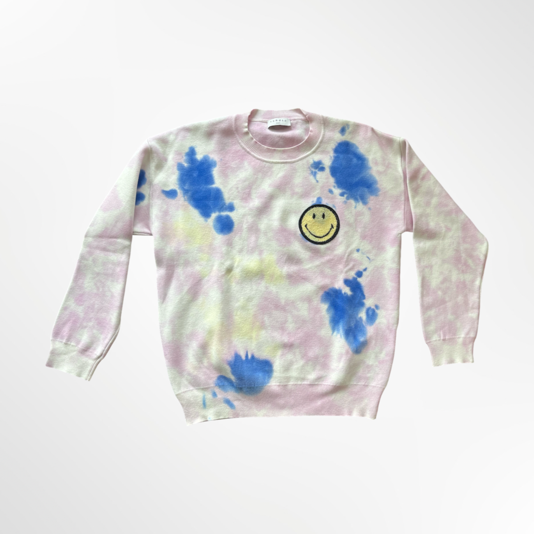 Tie-Dye Smiley Sweatshirt - T.M
