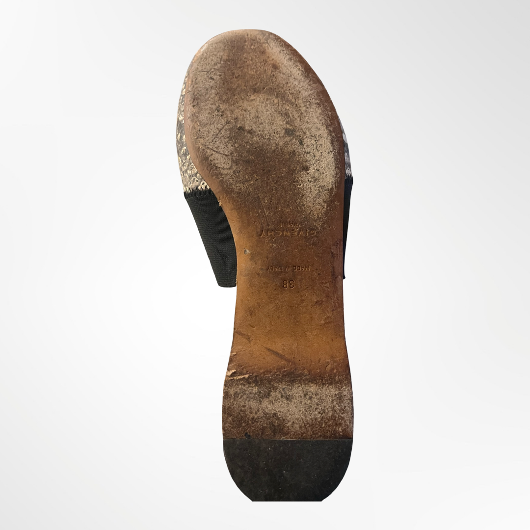 Snakeskin Mules - T.38