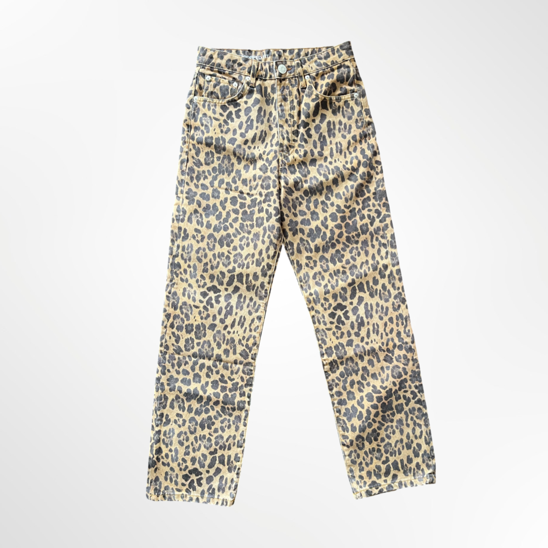 Straight Leopard Jeans - T.36