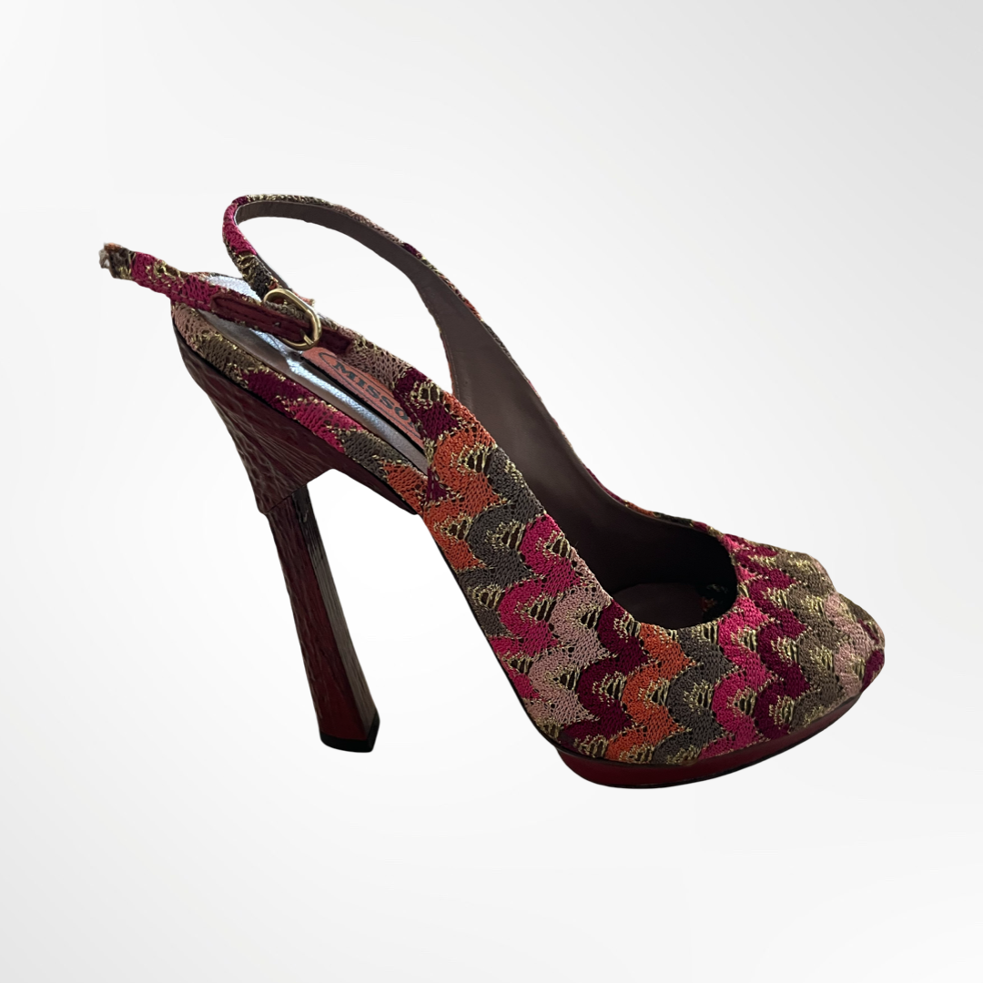 Pattern Peep Toe - T.38