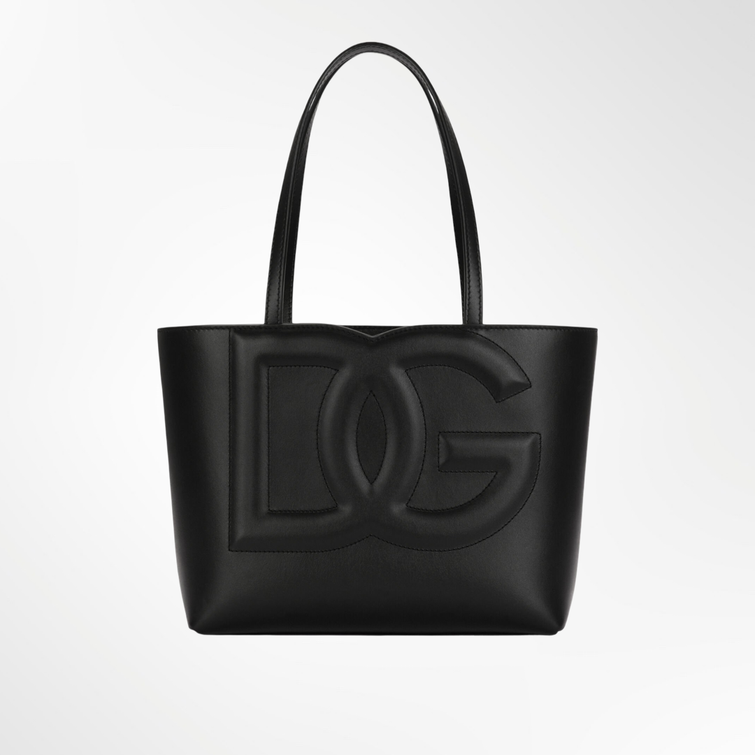 Small calfskin DG Logo Bag shopper