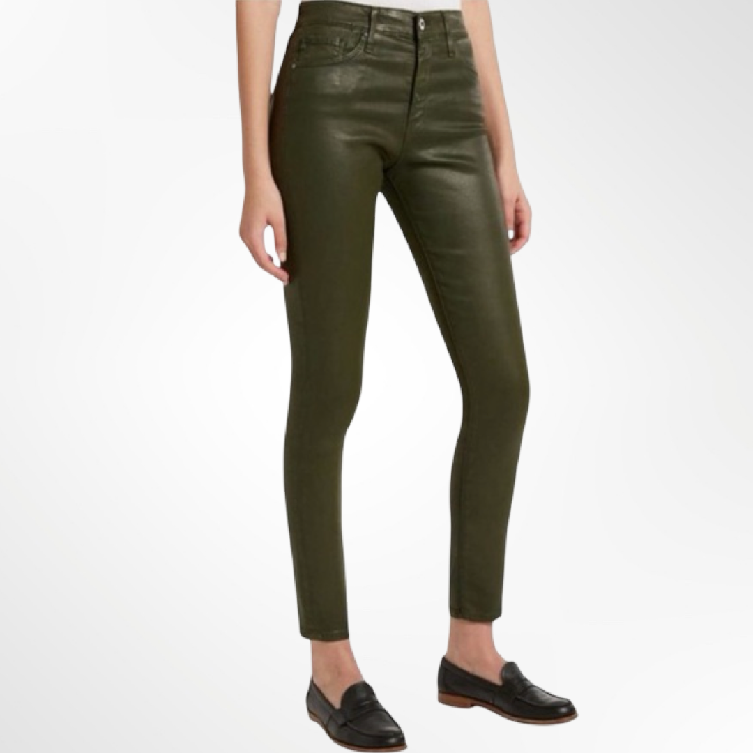 Farrah Mid Rise Coated - T.38/40