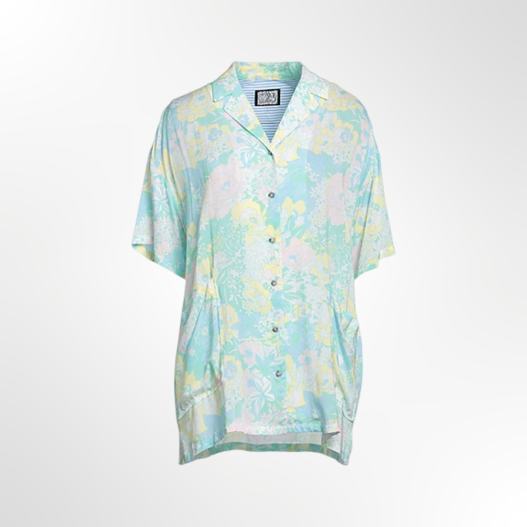 Blusa Guayabera Print Floral - T.XS/S