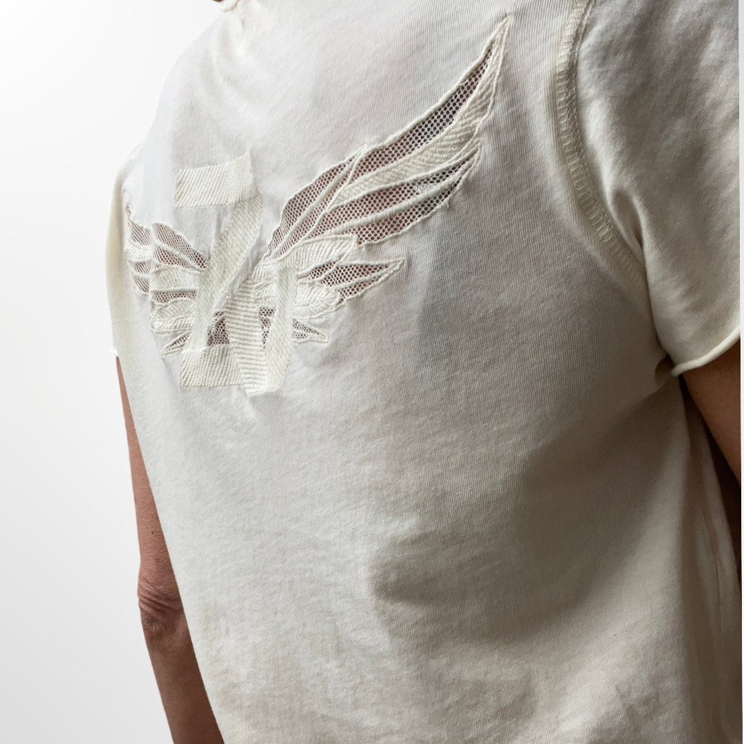 Story Fishnet Wings Tee - T.M