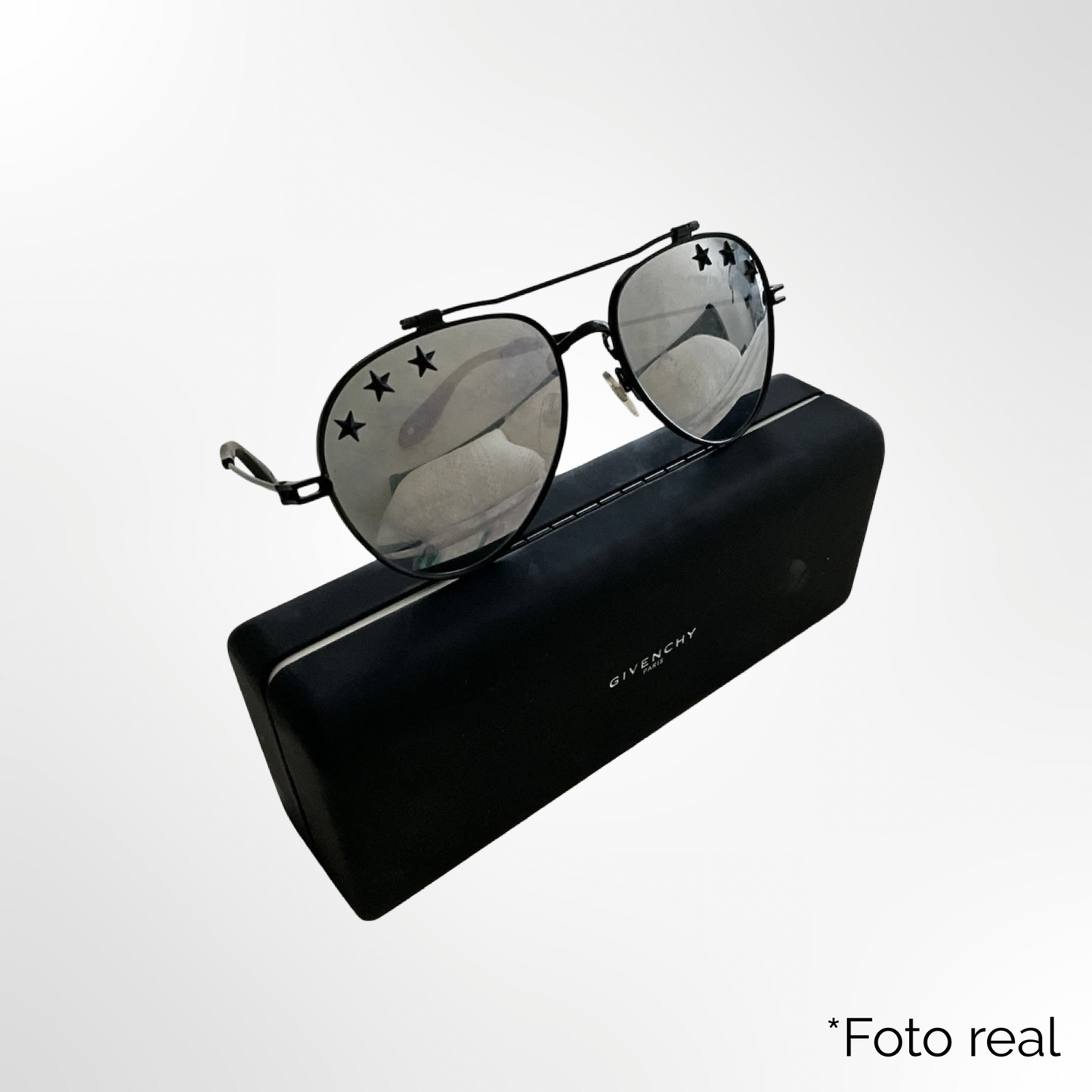Studded Aviator Sunglasses