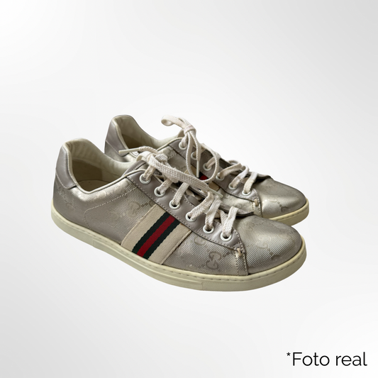 Ace Silver Sneakers - T.36,5/37,5