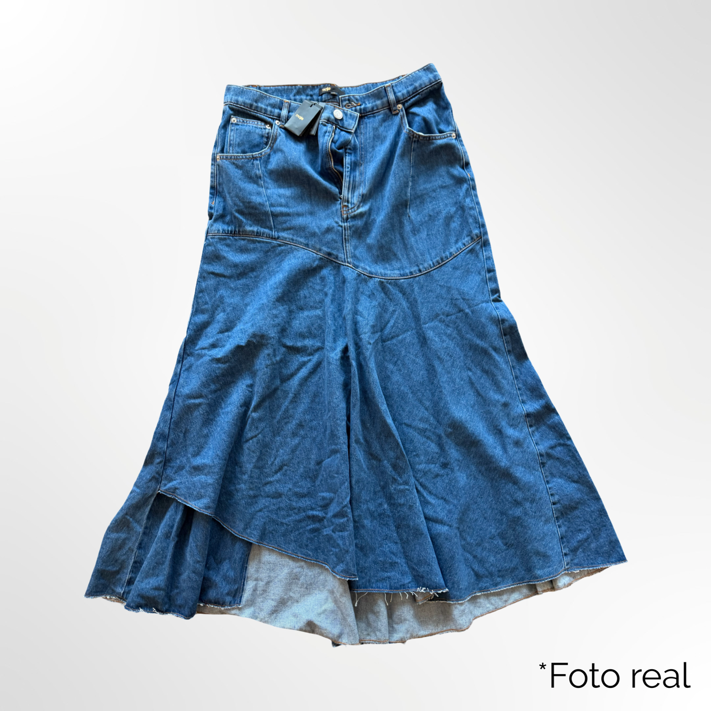 Jondulys Denim Maxi Skirt - T.42
