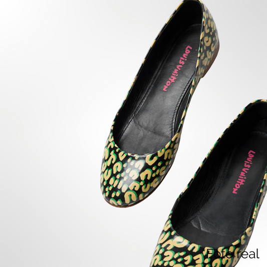 Feline Patent Ballerina Flats - T.37,5
