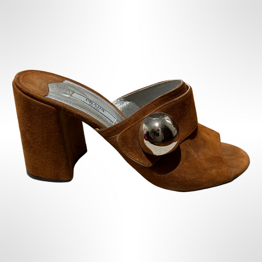 Sandalias Chunky Slide Camel - T.39