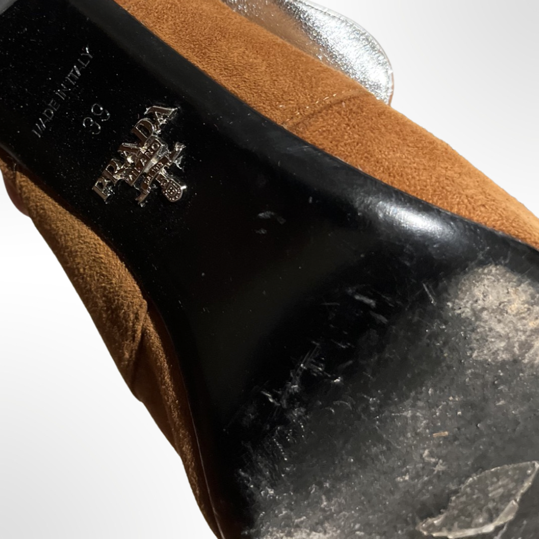 Sandalias Chunky Slide Camel - T.39