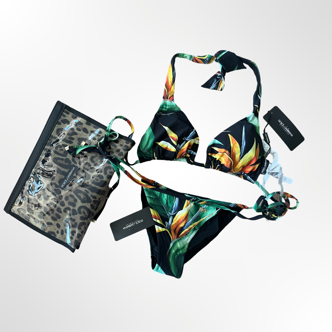 Bikini Padded Triangle Birds - T.L