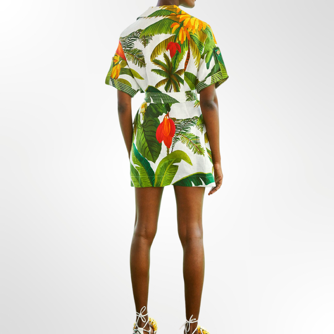 Cocoa Utilitary Mini Dress - T.S