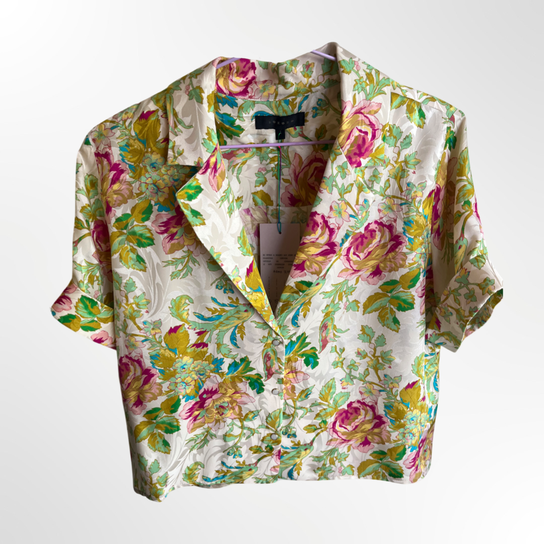 Short Notched Collar Shirt - T.S