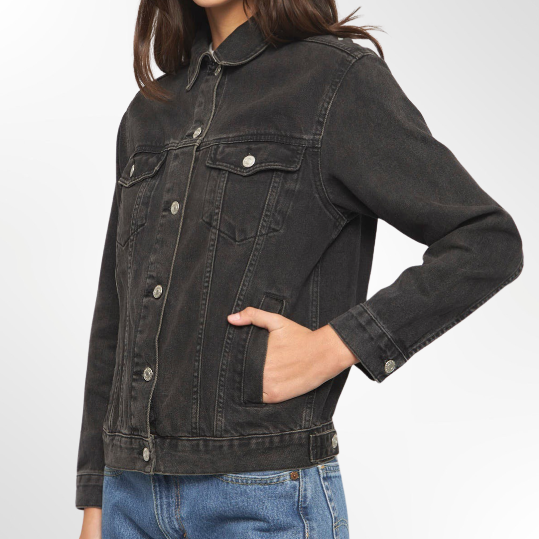 Denim Black Jacket - T.38