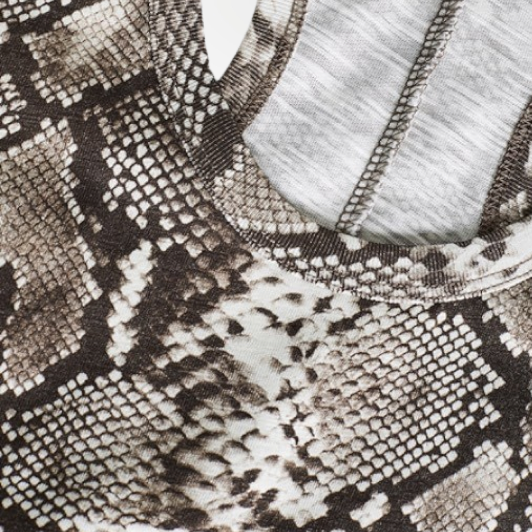 Snakeskin Tee Dress - T.S