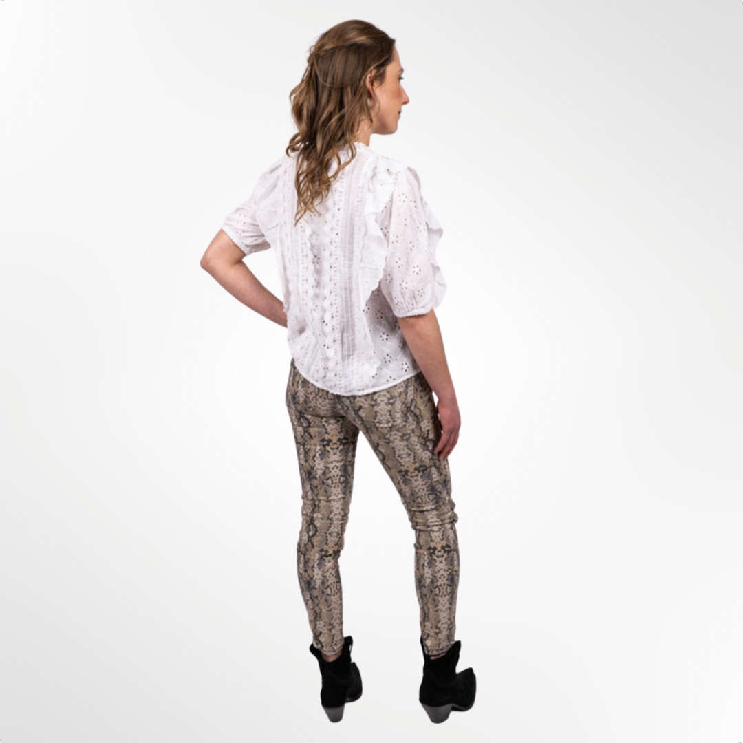 Jeans Animal Print Velvet - T.25