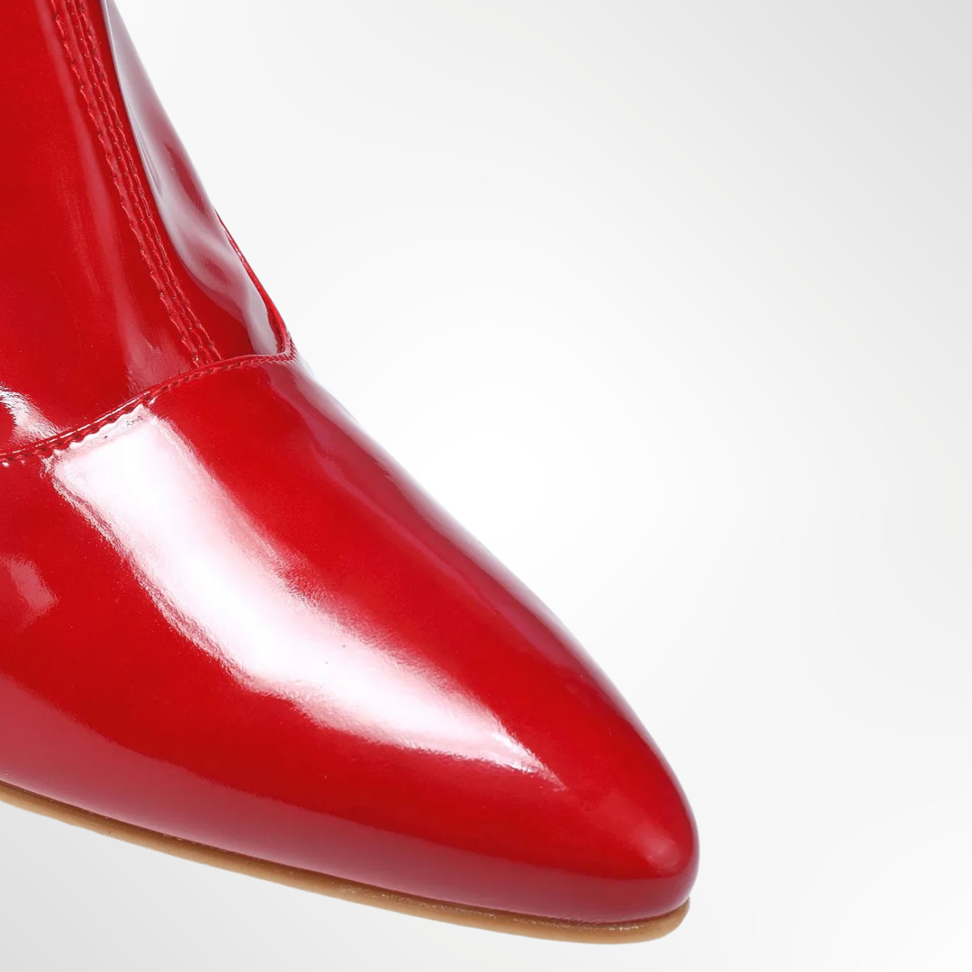 Sock Patent Leather Boot - T.37