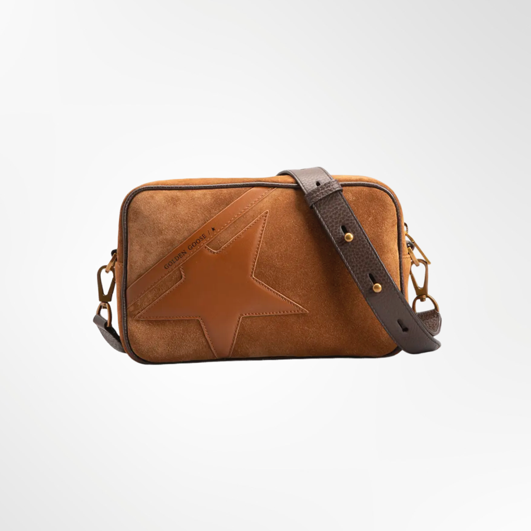 Star Zip Suede Crossbody