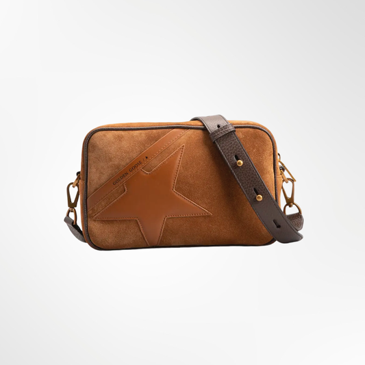 Star Zip Suede Crossbody