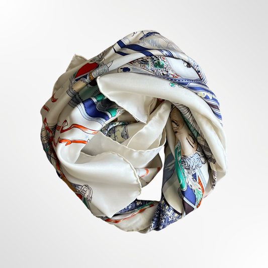 Mon Ami Pierrot Silk Scarf