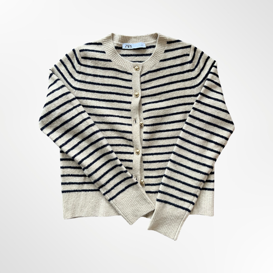 Stripped Cardigan - T.S