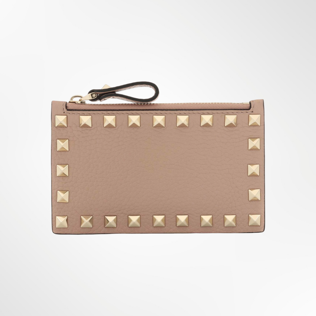 Rockstud Grainy Cardholder