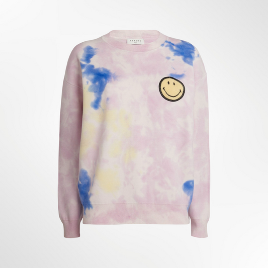 Tie-Dye Smiley Sweatshirt - T.M