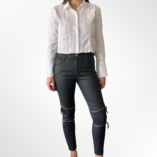Jeans Cuerina - T.36
