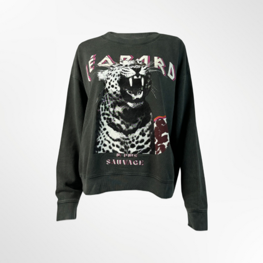 Poleron Leopard Humo - T.L