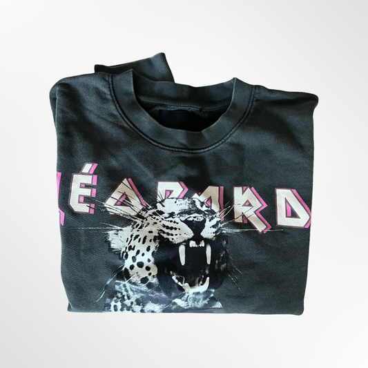 Poleron Leopard Humo - T.L
