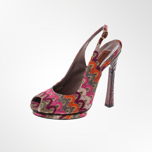 Pattern Peep Toe - T.38