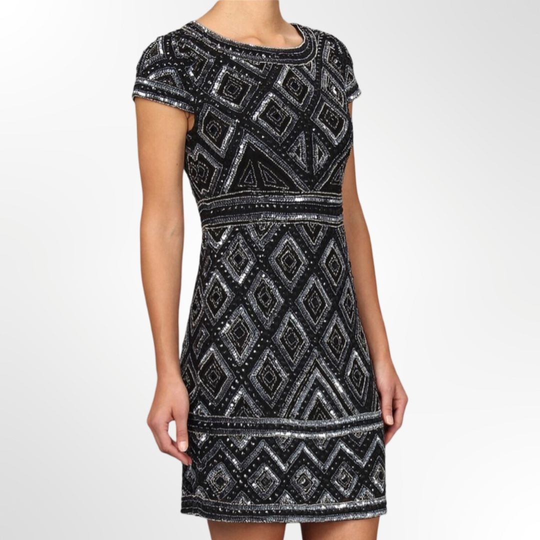 Bead Sheath Dress - T.S