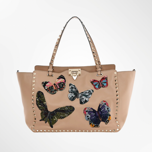 Butterfly Rockstud Tote