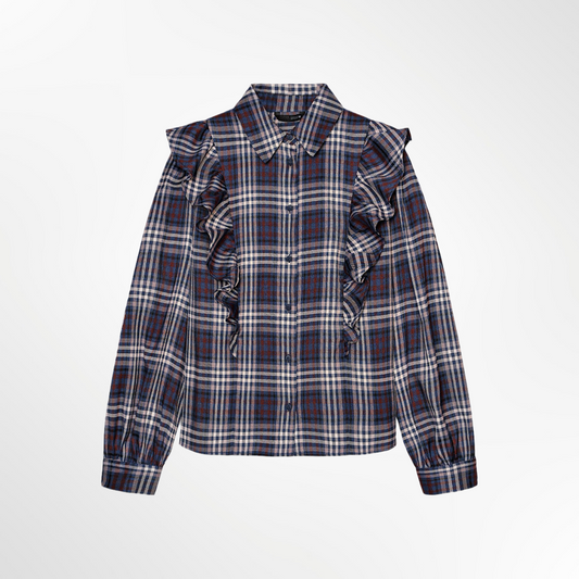 Ruffle Shirt - T.XS