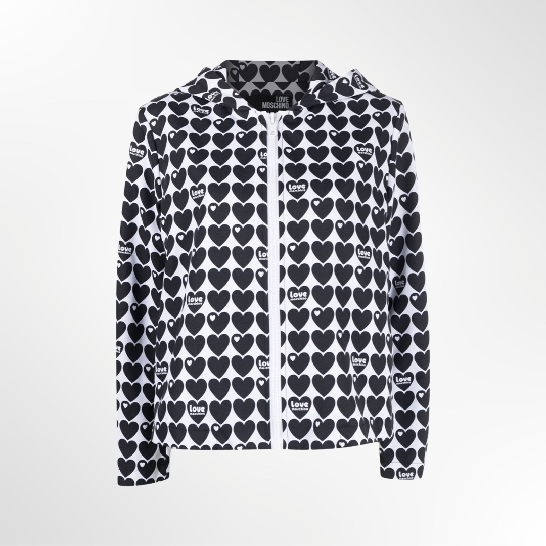 Heart Logo Print Jacket - T.L