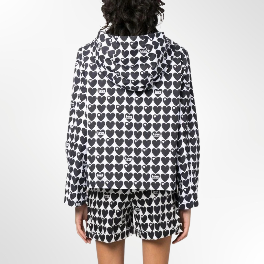 Heart Logo Print Jacket - T.L