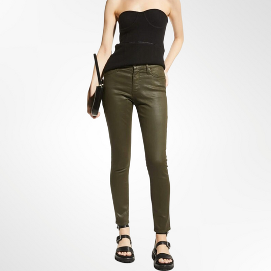 Farrah Mid Rise Coated - T.38/40