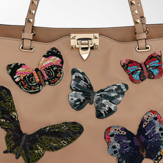 Butterfly Rockstud Tote