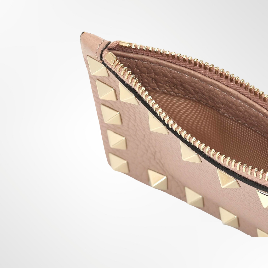 Rockstud Grainy Cardholder