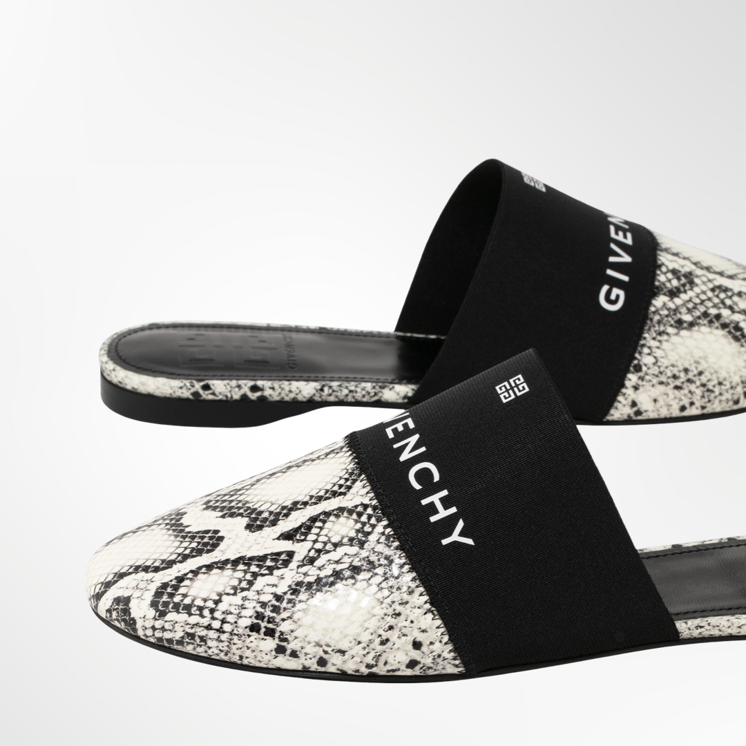 Snakeskin Mules - T.38