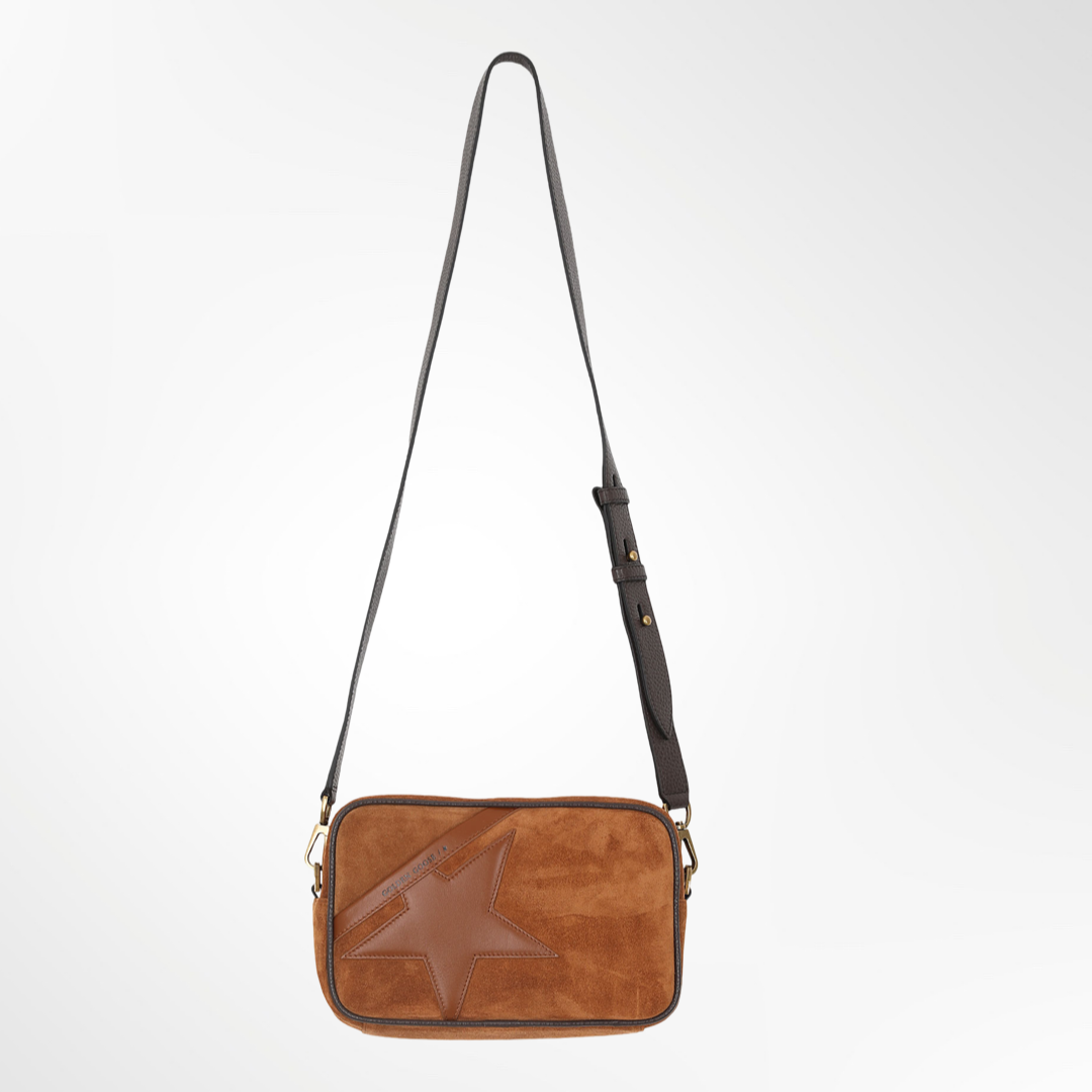 Star Zip Suede Crossbody