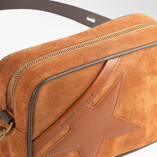 Star Zip Suede Crossbody
